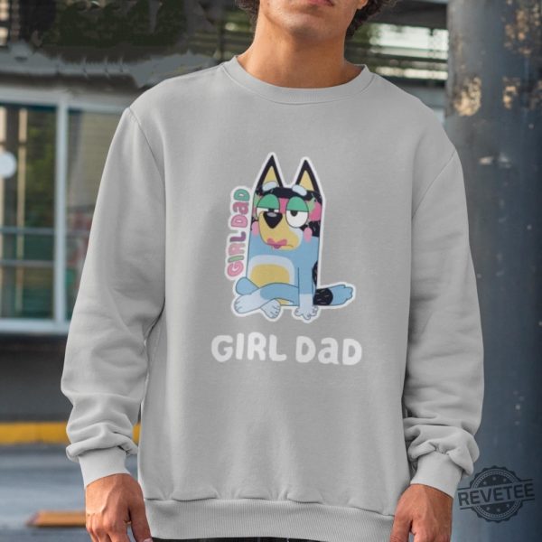 Girl Dad Cartoon Shirt Girl Dad Cartoon Hoodie Girl Dad Cartoon Tee Shirt Girl Dad Cartoon Sweatshirt Unique revetee 3