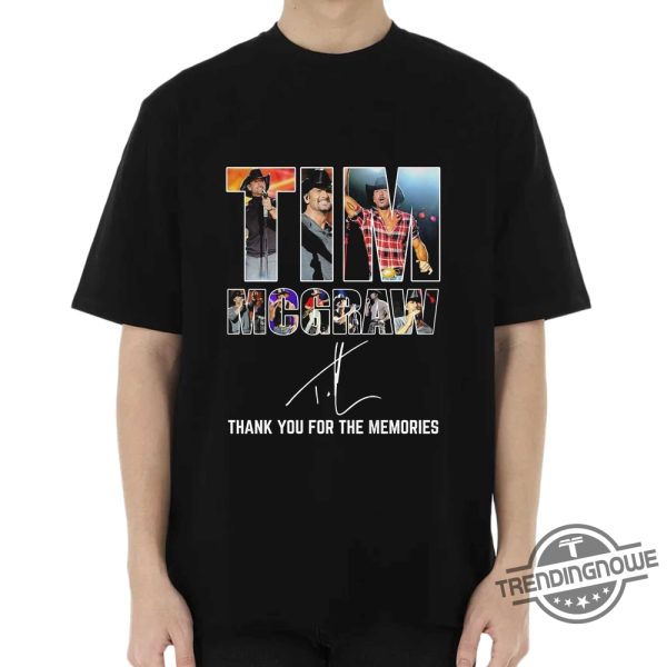 Tim Mcgraw Thank You For The Memories Tshirt trendingnowe 1