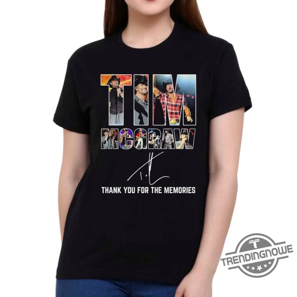 Tim Mcgraw Thank You For The Memories Tshirt trendingnowe 1 1