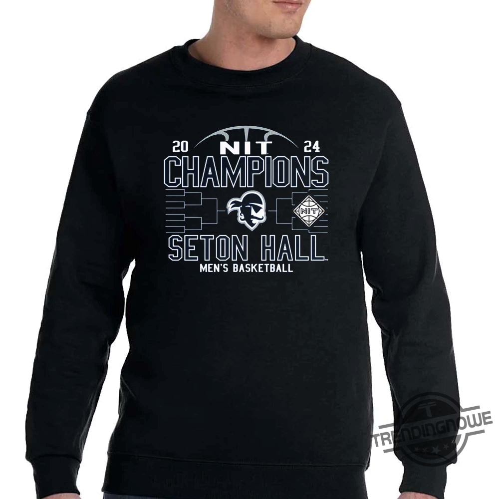 Seton Hall Pirates 2024 Ncaa Mens Basketball Nit Champions Tshirt 10 Seton Hall Pirates 2024 Ncaa Men�S Basketball Nit Champions T-Shirt