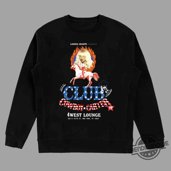 New York Club Cowboy Carter 4West Lounge Shirt trendingnowe 1 3