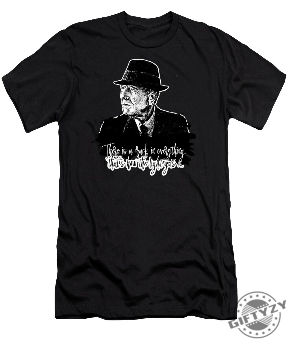 Bravery Courageous Leonard Cohen Retro Vintage Tshirt