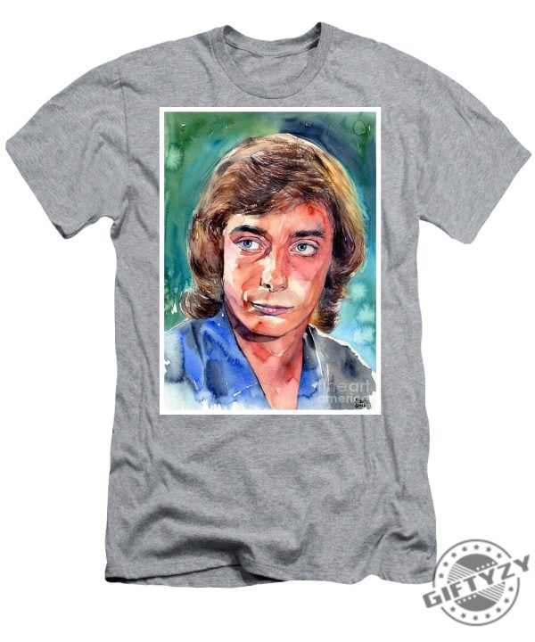 Barry Manilow Portrait Tshirt giftyzy 1