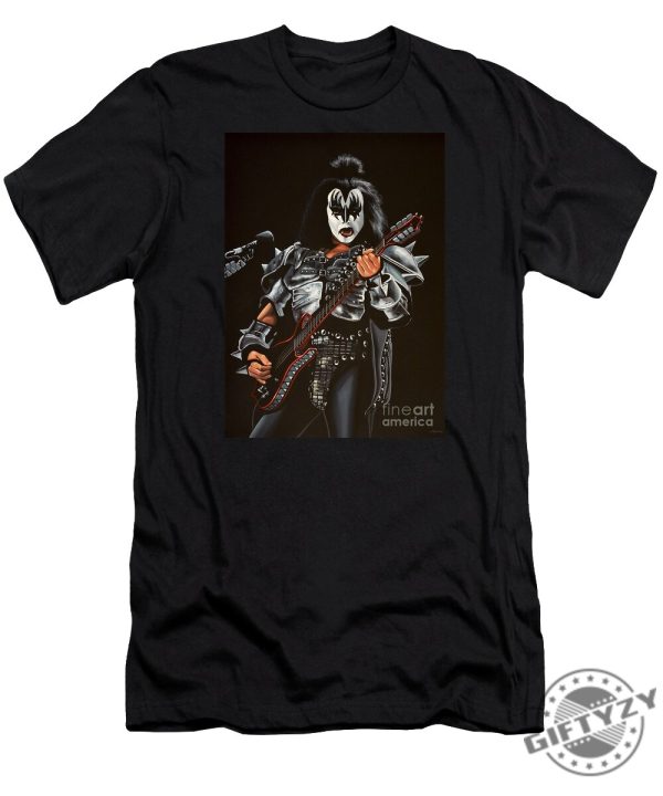 Gene Simmons Of Kiss Tshirt giftyzy 1