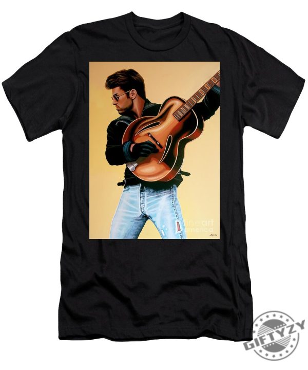 George Michael Painting Tshirt giftyzy 1