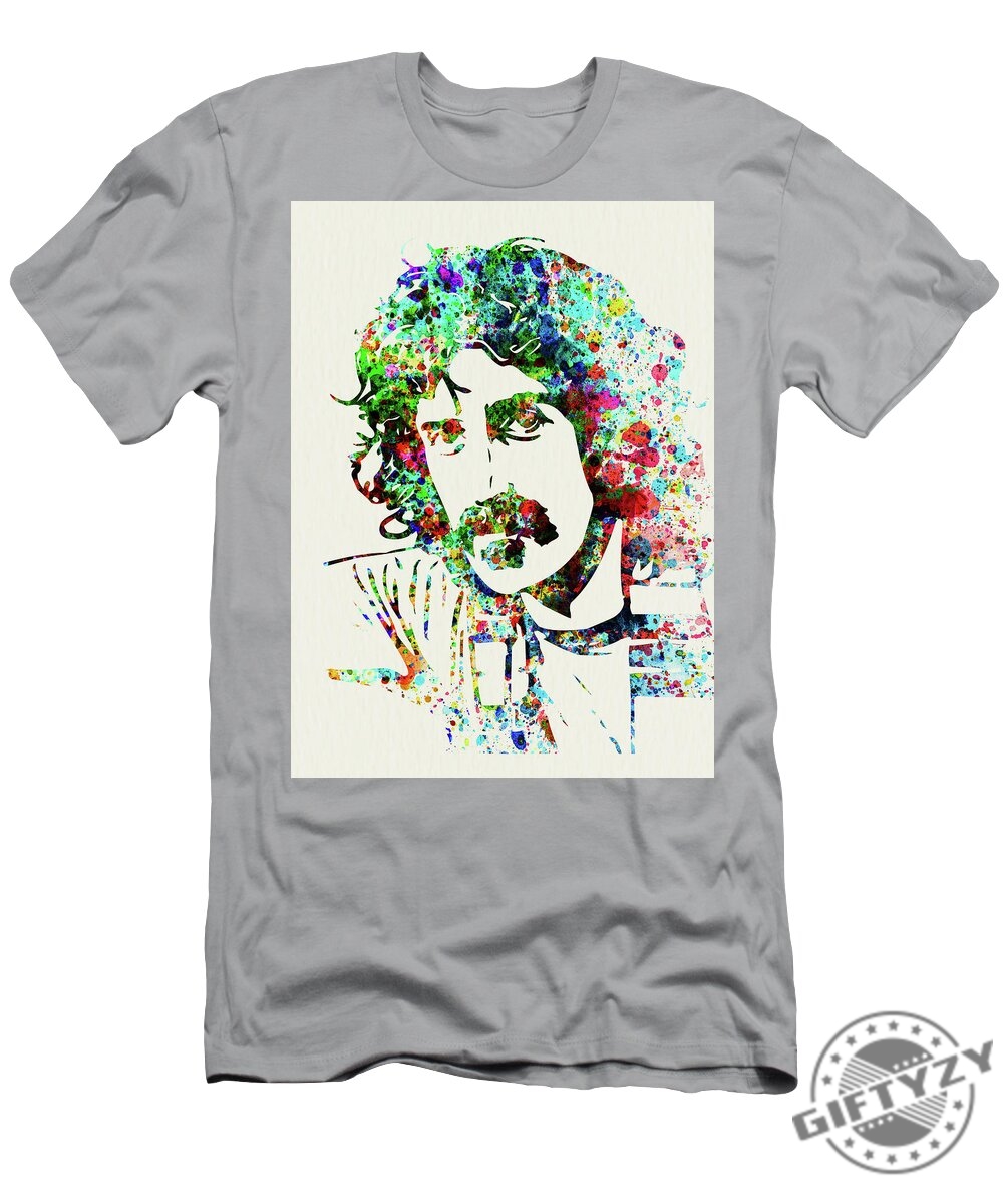 Legendary Frank Zappa Watercolor Tshirt