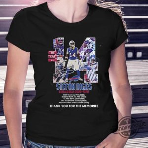 Stefon Diggs Buffalo Bills 20202023 Thank You For The Memories Tshirt trendingnowe 1 1