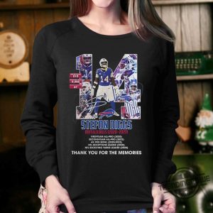 Stefon Diggs Buffalo Bills 20202023 Thank You For The Memories Tshirt trendingnowe 1 3