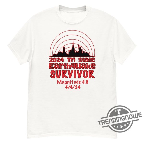 I Survived The Nyc Earthquake Shirt I Survived The New York City Earthquake Shirt Nyc Survivor T Shirt Quake Tri State 2024 Sweatshirt trendingnowe 2