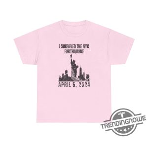 2024 Nyc Earthquake Shirt I Survived The Nyc Earthquake Shirt I Survived The Nyc Earthquake New York Shirt New York City Shirt trendingnowe 1