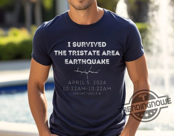 I Survived The Nyc Earthquake Shirt V2 The Total Solar Eclipse In April 2024 Shirt Nyc Earthquake Shirt trendingnowe 1