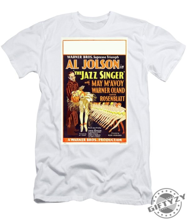 The Jazz Singer 1927 Tshirt giftyzy 1