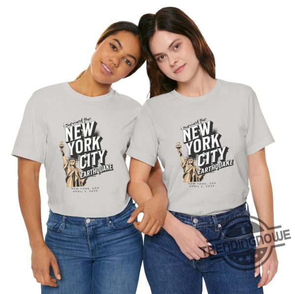 I Survived The Nyc Earthquake Shirt Earthquake Shirt Nyc Tee New York Trend Shirt I Survived The Nyc Earthquake T Shirt trendingnowe 2