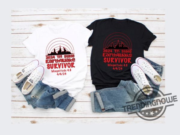 I Survived The Nyc Earthquake Sweatshirt Shirt I Survived The New York City Earthquake I Survived The Nyc Earthquake T Shirt trendingnowe 1