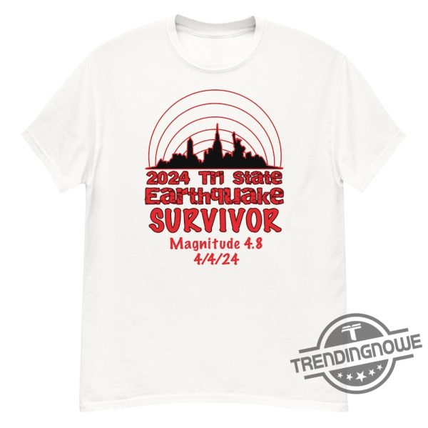 I Survived The Nyc Earthquake Sweatshirt Shirt I Survived The New York City Earthquake I Survived The Nyc Earthquake T Shirt trendingnowe 2