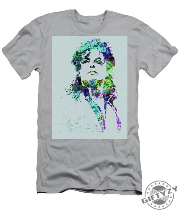 Legendary Michael Watercolor Tshirt giftyzy 1