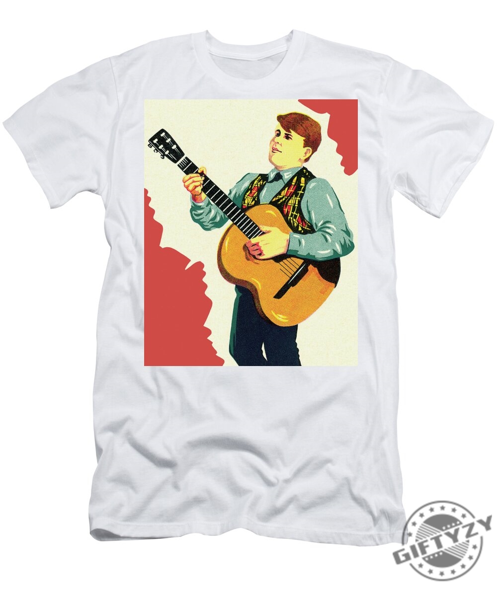 Man Playing A Guitar 2 Tshirt