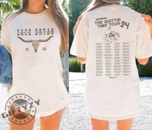 Zach Bryan The Quittin Time Tour Shirt Zach Bryan Sweatshirt Country Music Tshirt Western Style Hoodie Tour 2024 Shirt giftyzy 2