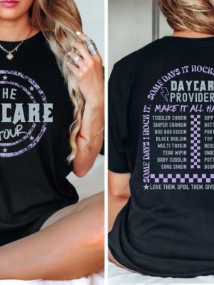 Daycare Shirt Daycare Staff Funny Childcare Provider Tshirt Cute Daycare Teacher Gift Daycare Tour Toddler Chasin Infant Crew Tshirt revetee 2