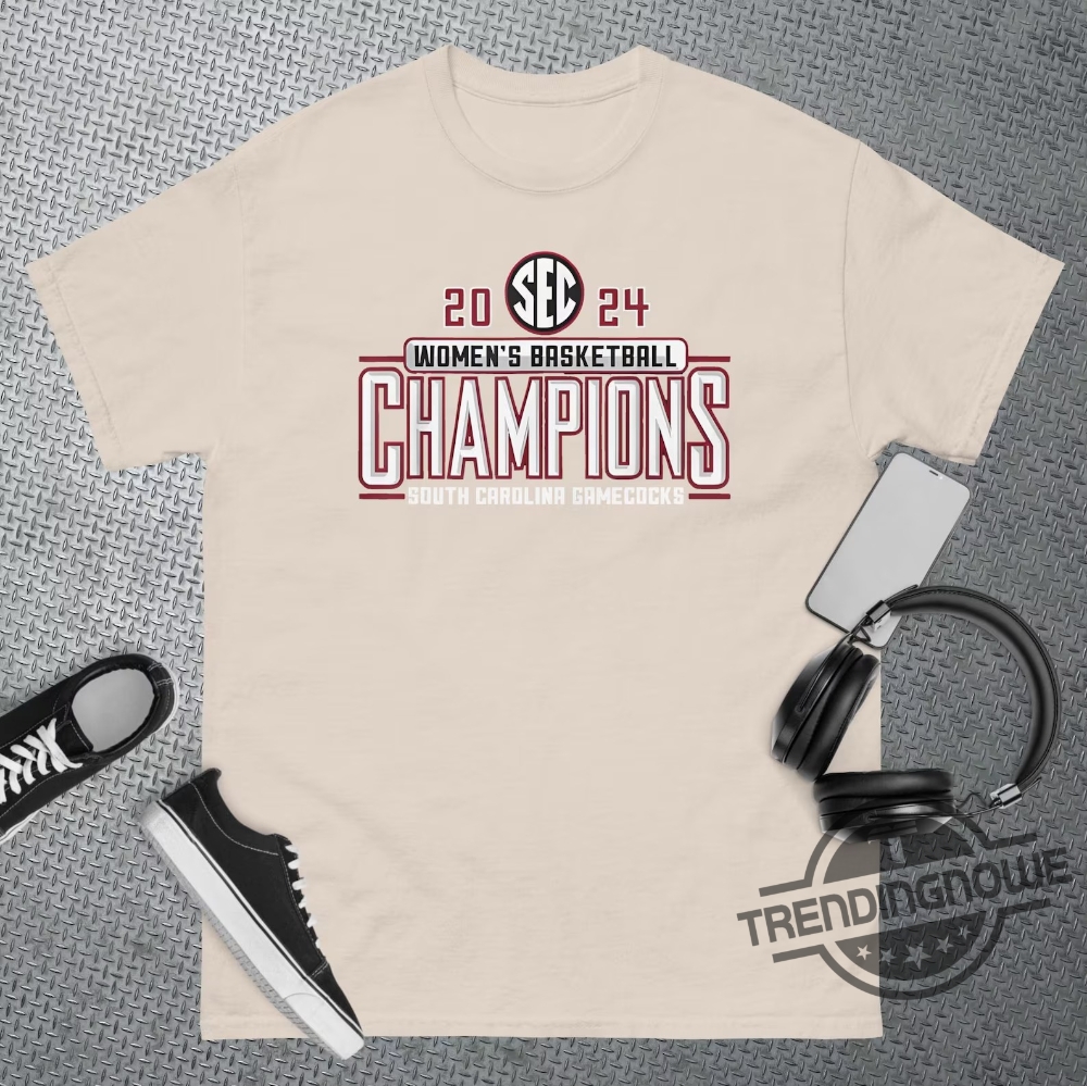 South Carolina Championship Shirt South Carolina Fighting Gamecocks Basketball Sec Champs 2024 T Shirt Dawn Staley Shirt