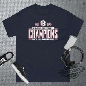 South Carolina Championship Shirt South Carolina Fighting Gamecocks Basketball Sec Champs 2024 T Shirt Dawn Staley Shirt trendingnowe 3