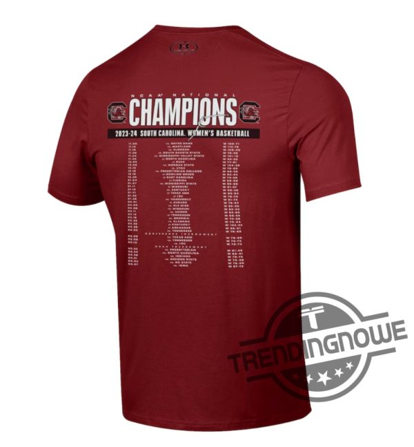 South Carolina Championship Shirt V4 South Carolina Gamecocks Under Armour 2024 National Champions Shirt Dawn Staley Shirt trendingnowe 3