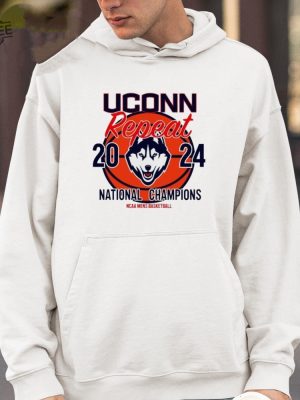 Uconn Repeat 2024 National Champions Ncaa Mens Basketball Shirt Unique revetee 4