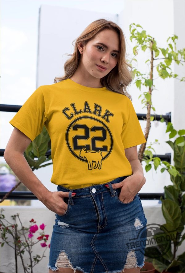 Clark Goat 22 Shirt Jersey Basketball Championships Shirt Caitlin Clark Sweatshirt Caitlin Clark Iowa Shirt Caitlin Clark Goat Shirt trendingnowe 1