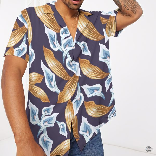 tom selleck hawaiian shirts for sale 3d printed tom selleck magnum pi calla lily purple aloha beach shirt and shorts 80s movie cosplay button up shirts laughinks 3