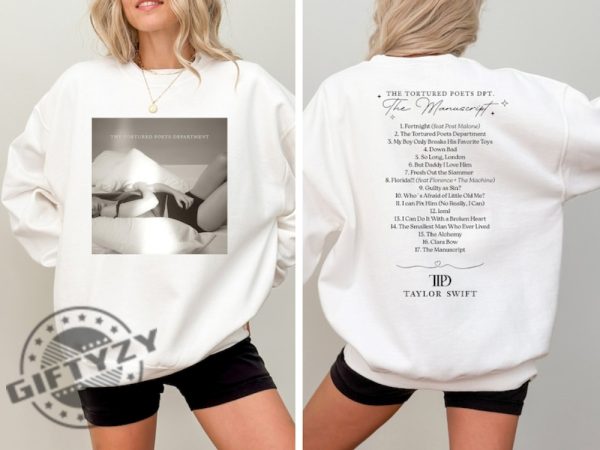 The Tortured Poets Department Member Shirt New Album Era Sweatshirt Ttpd 2 Side Tshirt Taylor Swift Hoodie Taylor Swift Ttpd Shirt giftyzy 1