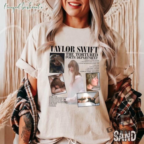 The Tortured Poets Department Tshirt Ts New Album Sweatshirt Swiftie Fan Gift Ts New Album Hoodie Ttpd Merch Tayor Swiftie Shirt giftyzy 2