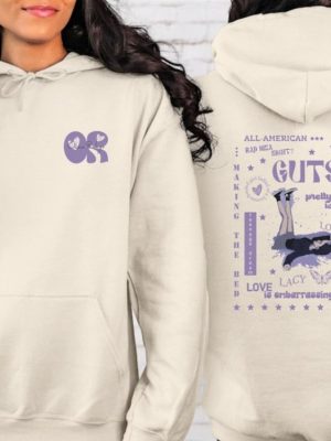 Olivia Rodrigo Guts Hoodie Olivia Rodrigo Sweatshirt Guts Sweatshirt Guts Tour 2024 Hoodie Olivia Rodrigo Tour Sweatshirt revetee 3