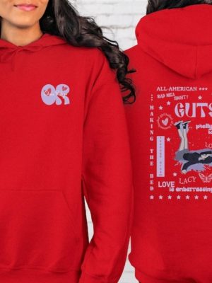 Olivia Rodrigo Guts Hoodie Olivia Rodrigo Sweatshirt Guts Sweatshirt Guts Tour 2024 Hoodie Olivia Rodrigo Tour Sweatshirt revetee 5