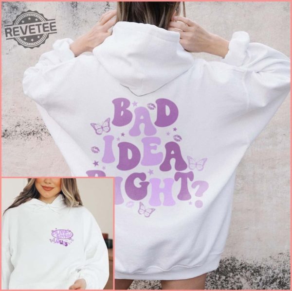 Guts World Tour 2024 Hoodie Olivia Rodrigo Shirt Bad Idea Right Sweatshirt Olivia Sour Tour Sweatshirt For Olivia Fans revetee 1