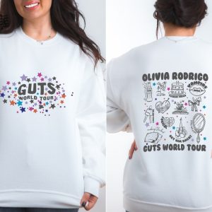 Olivia Rodrigo Guts World Tour Hoodie Rodrigo Tour Shirt Rodrigo World Tour Concert Shirt Olivia Fan Gift Guts Olivia 2024 World Tour revetee 3