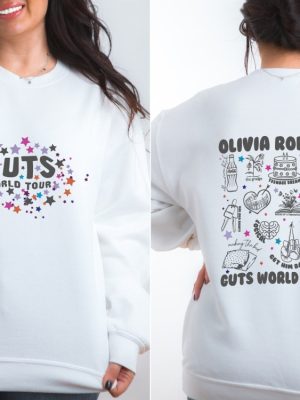 Olivia Rodrigo Guts World Tour Hoodie Rodrigo Tour Shirt Rodrigo World Tour Concert Shirt Olivia Fan Gift Guts Olivia 2024 World Tour revetee 3