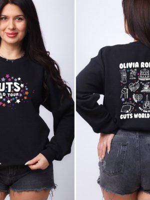 Olivia Rodrigo Guts World Tour Hoodie Rodrigo Tour Shirt Rodrigo World Tour Concert Shirt Olivia Fan Gift Guts Olivia 2024 World Tour revetee 4