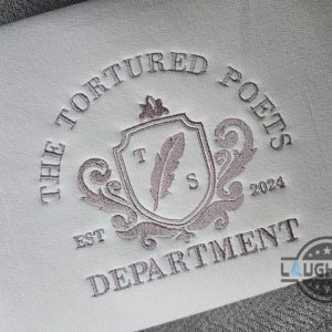 the tortured department shirt sweatshirt hoodie taylor swift embroidered shirts the tortured poets department est 2024 embroidery tee ttpd swifties gift laughinks 1