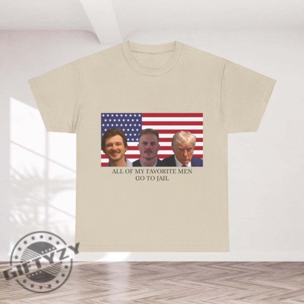 My Favorite Men Go To Jail New Morgan Wallen Mugshot Shirt Zach Bryan Hoodie Donald Trump Mug Shot Sweatshirt Unisex Tshirt Morgan Wallen Mugshot Shirt giftyzy 7