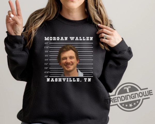 Morgan Mugshot T Shirt Leave Them Broadway Chairs Alone Shirt Wallen Merch Broadway Chairs Alone Shirt Morgan Wallen Mugshot trendingnowe 1