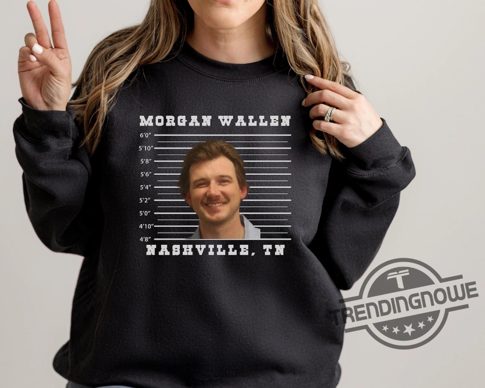 Morgan Mugshot T Shirt Leave Them Broadway Chairs Alone Shirt Wallen Merch Broadway Chairs Alone Shirt Morgan Wallen Mugshot