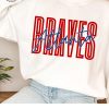 Atlanta Braves Sweatshirt Atlanta Braves Tshirt Braves Fan Braves Apparel Atlanta Sports Unique revetee 1