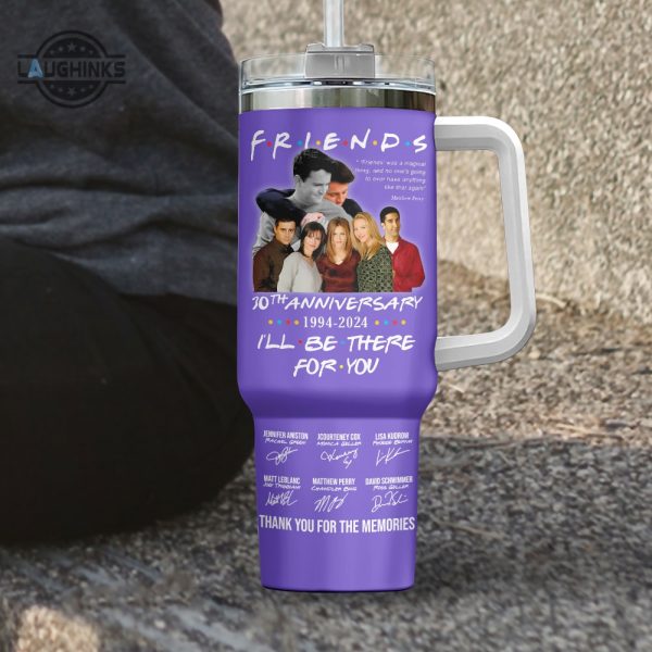 friends tv show tumbler 40 oz friends stanley cup dupe 40oz best friends stainless steel travel tumblers friendship birthday custom gifts for bestie bff laughinks 1 5