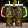 custom bob marley tumbler 40 oz peace and love stanley cup dupe 40oz one love travel coffee tumblers reggae jamaican music x lion gift for fans laughinks 1