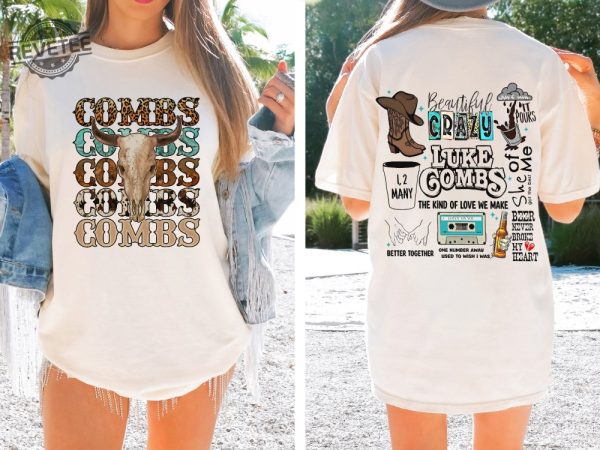 Luke Combs Concert Shirt Combs Tshirt Country Music Concert Tee Unique revetee 1