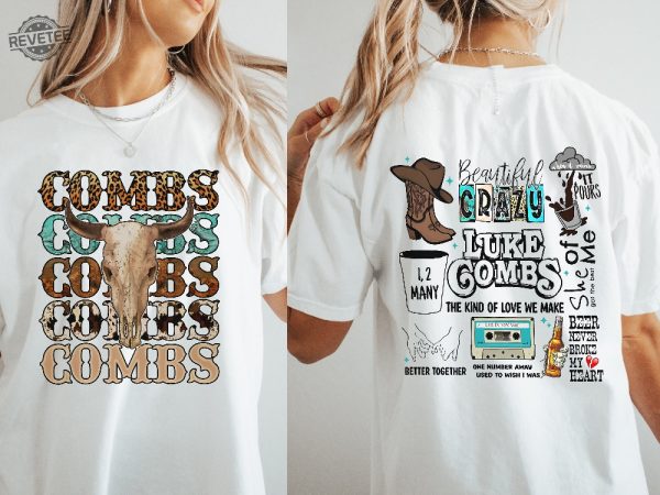 Luke Combs Concert Shirt Combs Tshirt Country Music Concert Tee Unique revetee 2