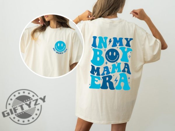 In My Boy Mama Era Shirt Boy Mama Sweatshirt Boy Mother Club Baby Shower Tshirt New Mom Hoodie Gender Reveal Pregnancy Gift giftyzy 6