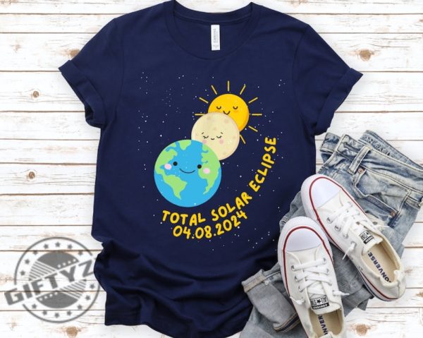 Total Solar Eclipse 2024 Shirt Cute Toddler Sweatshirt 2T5t Solar Eclipse Hoodie April 8 2024 Cute Moon Sun Earth Phases Tshirt Solar Eclipse Youth Shirt giftyzy 1