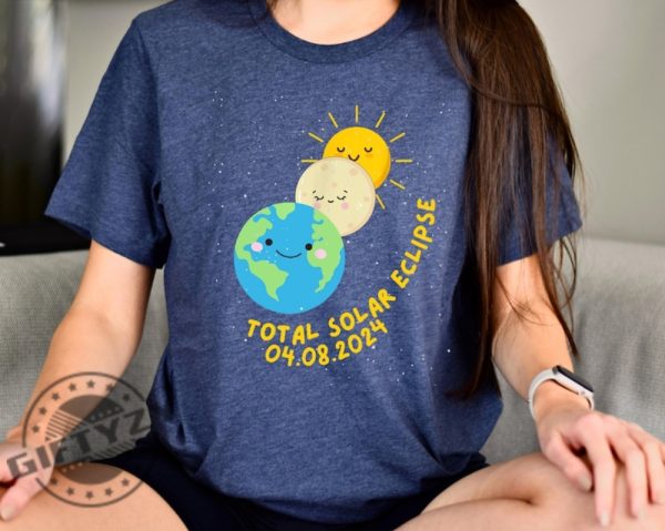 Total Solar Eclipse 2024 Shirt Cute Toddler Sweatshirt 2T5t Solar Eclipse Hoodie April 8 2024 Cute Moon Sun Earth Phases Tshirt Solar Eclipse Youth Shirt giftyzy 3