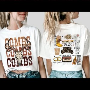 Combs Bullhead Shirt Country Music Sweatshirt Luke Combs World Tour Hoodie Cowboy Combs Tshirt Unisex Shirt giftyzy 3